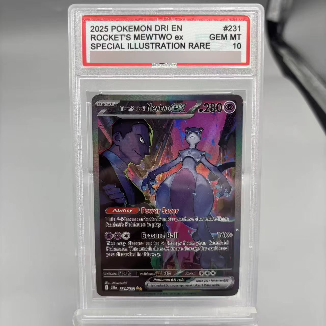 Diy 2025 PTCG Umbreon EX SV8A 10Points English Rating Card Eevee Japanese Copy Version Classic Anime Collection Cards Gift Toys