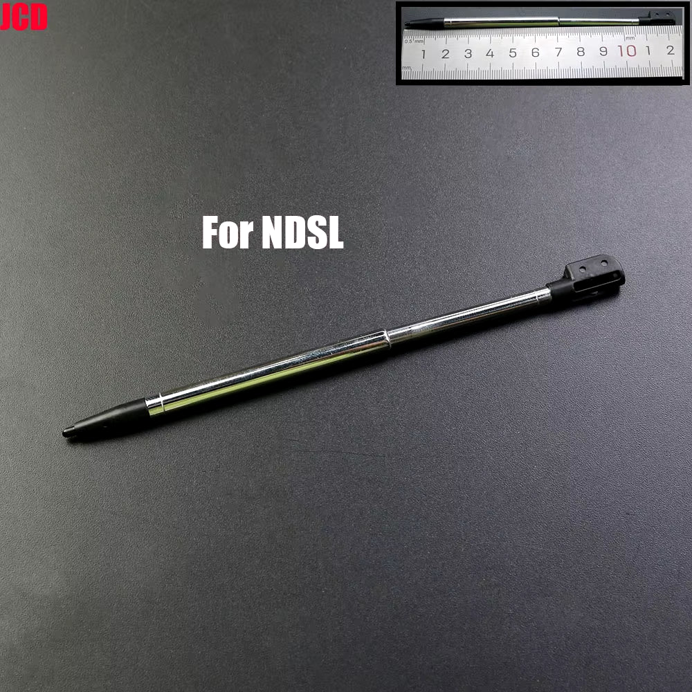 1Pcs Black Plastic Stylus Touch Screen Metal Telescopic Stylus Pen for 2DS 3DS New 2DS LL XL New 3DS XL LL for NDSL Ndsi NDS Wii