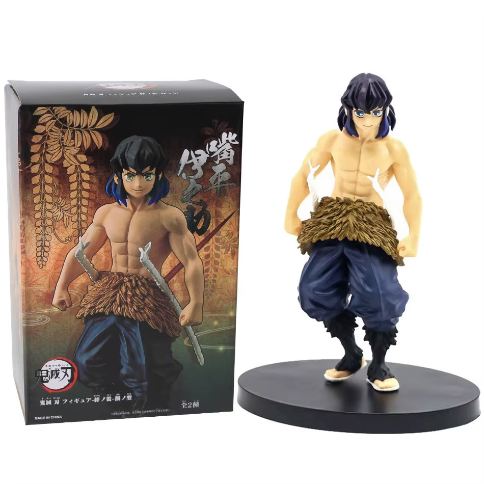 Anime Figure Kamado Tanjirou Nezuko Demon Slayer Figure Action Figures PVC Model Toys Zenitsu Figurine Inosuke Kimetsu No Yaiba