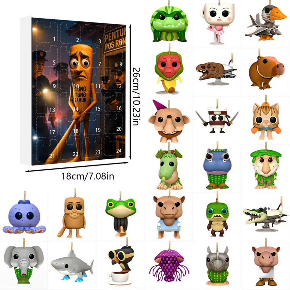 Tung Tung Sahur Character Blind Bag Characters Blind Boxes Guess Bag Mystery Box Toy Desktop Decoration Collection Ornaments