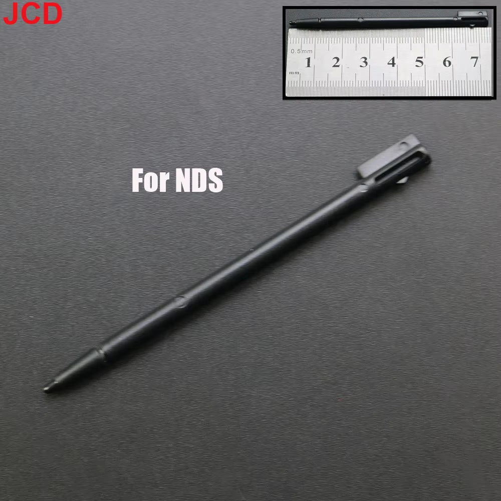 1Pcs Black Plastic Stylus Touch Screen Metal Telescopic Stylus Pen for 2DS 3DS New 2DS LL XL New 3DS XL LL for NDSL Ndsi NDS Wii