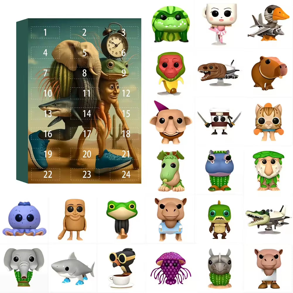Tung Tung Sahur Character Blind Bag Characters Blind Boxes Guess Bag Mystery Box Toy Desktop Decoration Collection Ornaments