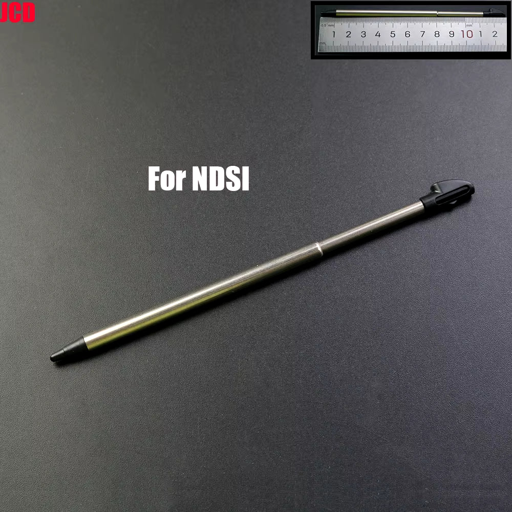 1Pcs Black Plastic Stylus Touch Screen Metal Telescopic Stylus Pen for 2DS 3DS New 2DS LL XL New 3DS XL LL for NDSL Ndsi NDS Wii