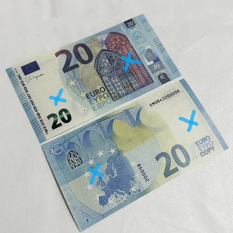 Billetes Euro De Juguete – Prop Money En 1, 2, 5, 10, 20, 50, 100, 200, 500 Euros | Ideal Para Año Nuevo, Pascua, Diwali Y Decoración