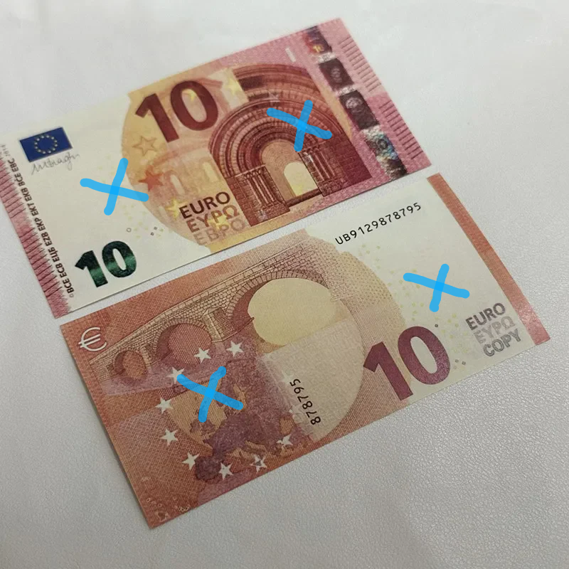 Billetes Euro De Juguete – Prop Money En 1, 2, 5, 10, 20, 50, 100, 200, 500 Euros | Ideal Para Año Nuevo, Pascua, Diwali Y Decoración