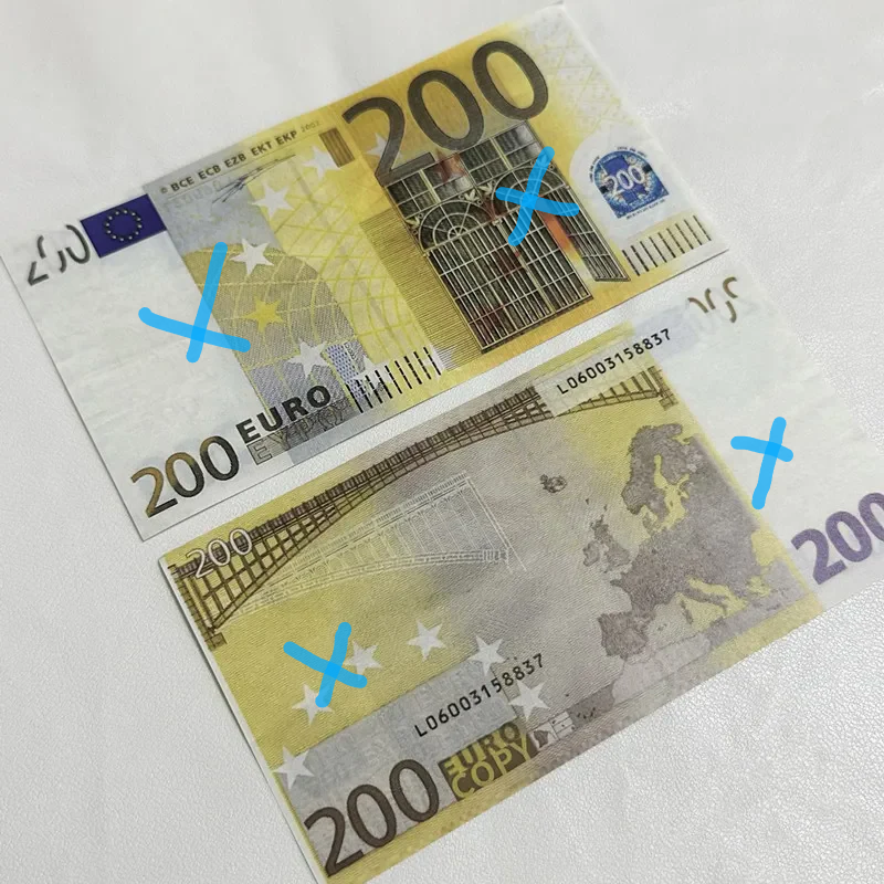 Billetes Euro De Juguete – Prop Money En 1, 2, 5, 10, 20, 50, 100, 200, 500 Euros | Ideal Para Año Nuevo, Pascua, Diwali Y Decoración