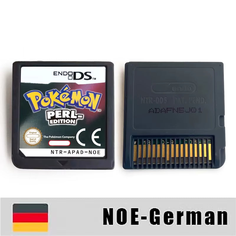 USA EUR NOE ESP ITA FRA Version Pokemon Heartgold Soulsilver Platinum Diamond Pearl Video Game Cardride for DS 2DS 3DS Console