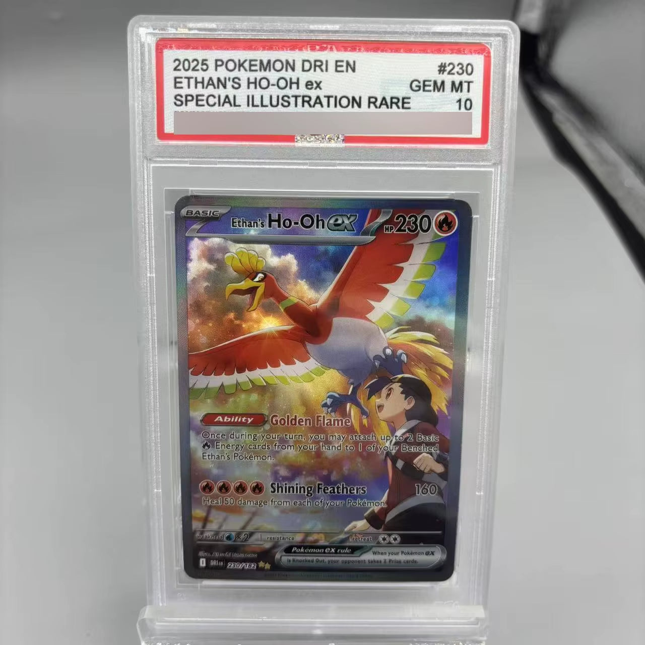 Diy 2025 PTCG Umbreon EX SV8A 10Points English Rating Card Eevee Japanese Copy Version Classic Anime Collection Cards Gift Toys