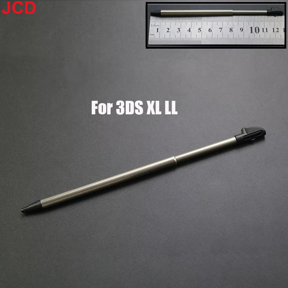 1Pcs Black Plastic Stylus Touch Screen Metal Telescopic Stylus Pen for 2DS 3DS New 2DS LL XL New 3DS XL LL for NDSL Ndsi NDS Wii