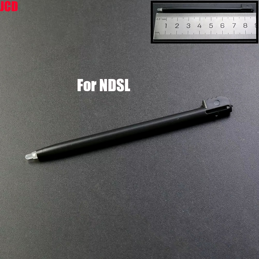 1Pcs Black Plastic Stylus Touch Screen Metal Telescopic Stylus Pen for 2DS 3DS New 2DS LL XL New 3DS XL LL for NDSL Ndsi NDS Wii