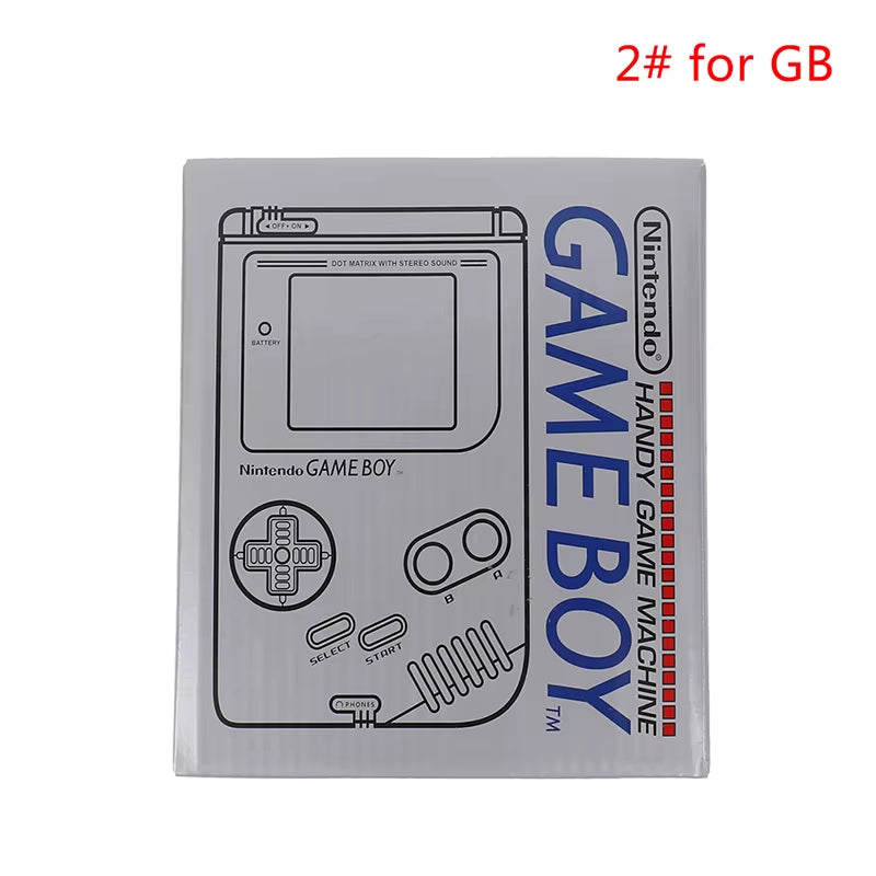 1PC for GBA/GBC/GBA SP/GB DMG Game Console New Packing Box Carton for Gameboy Advance New Packaging Protect Box