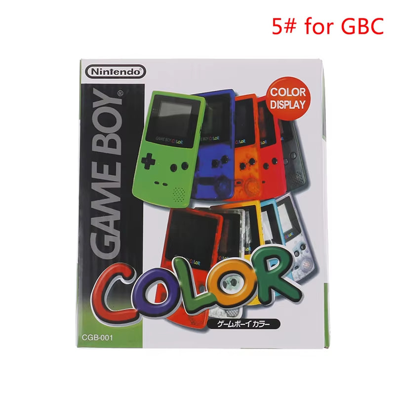1PC for GBA/GBC/GBA SP/GB DMG Game Console New Packing Box Carton for Gameboy Advance New Packaging Protect Box