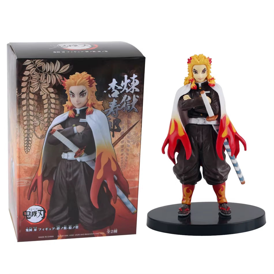 Anime Figure Kamado Tanjirou Nezuko Demon Slayer Figure Action Figures PVC Model Toys Zenitsu Figurine Inosuke Kimetsu No Yaiba