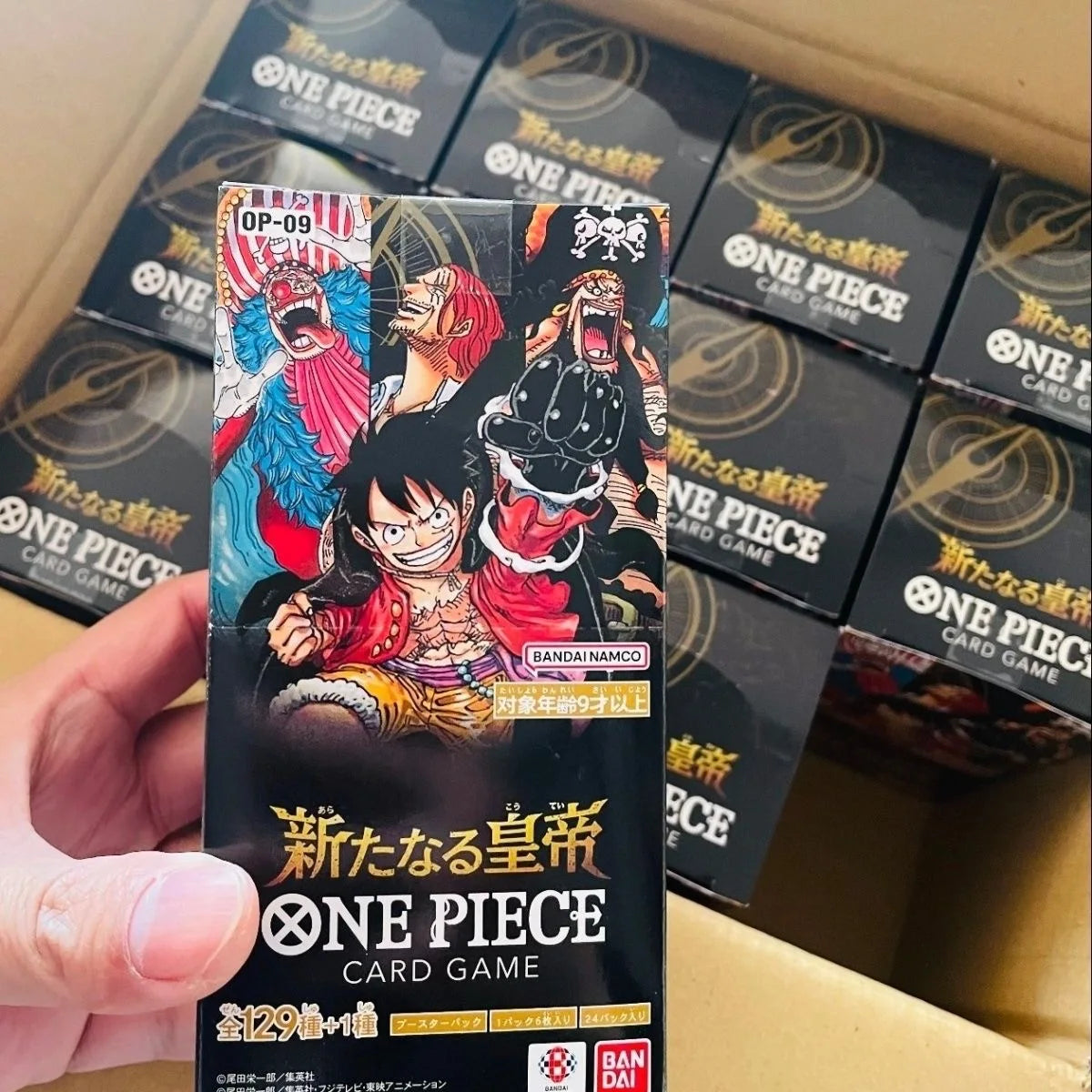 In Stock Bandai Genuine  Card OPCG God Speed Fist Luffy Pirate Group Seven Japanese Sealed Card Collection Toys Gift