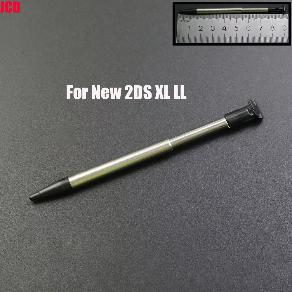 1Pcs Black Plastic Stylus Touch Screen Metal Telescopic Stylus Pen for 2DS 3DS New 2DS LL XL New 3DS XL LL for NDSL Ndsi NDS Wii