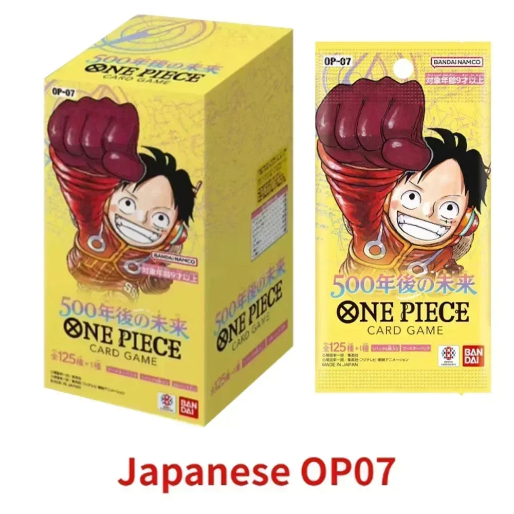 In Stock Bandai Genuine  Card OPCG God Speed Fist Luffy Pirate Group Seven Japanese Sealed Card Collection Toys Gift