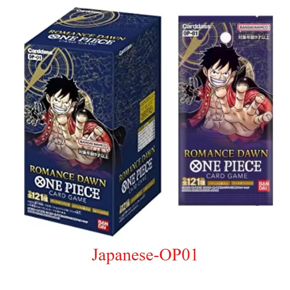 In Stock Bandai Genuine  Card OPCG God Speed Fist Luffy Pirate Group Seven Japanese Sealed Card Collection Toys Gift