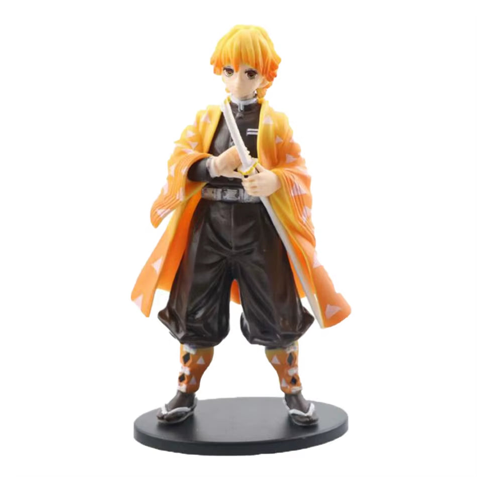 Anime Figure Kamado Tanjirou Nezuko Demon Slayer Figure Action Figures PVC Model Toys Zenitsu Figurine Inosuke Kimetsu No Yaiba