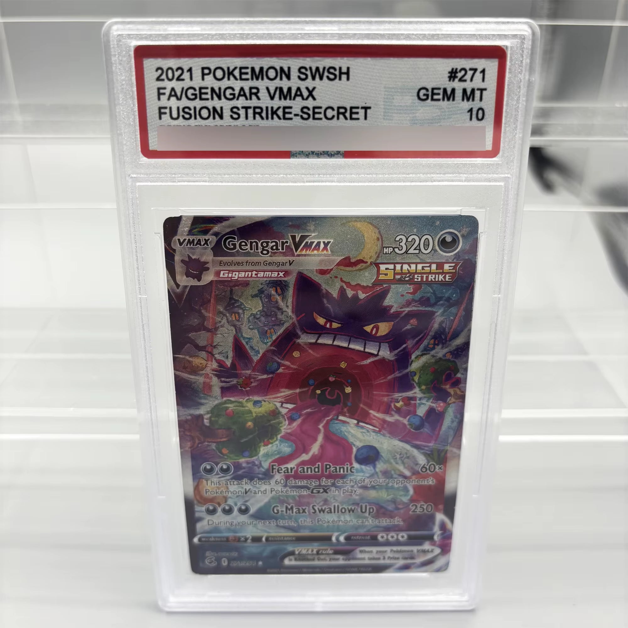 Diy 2025 PTCG Umbreon EX SV8A 10Points English Rating Card Eevee Japanese Copy Version Classic Anime Collection Cards Gift Toys