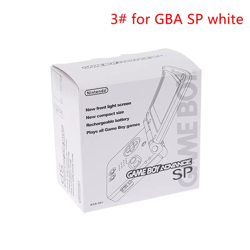 1PC for GBA/GBC/GBA SP/GB DMG Game Console New Packing Box Carton for Gameboy Advance New Packaging Protect Box