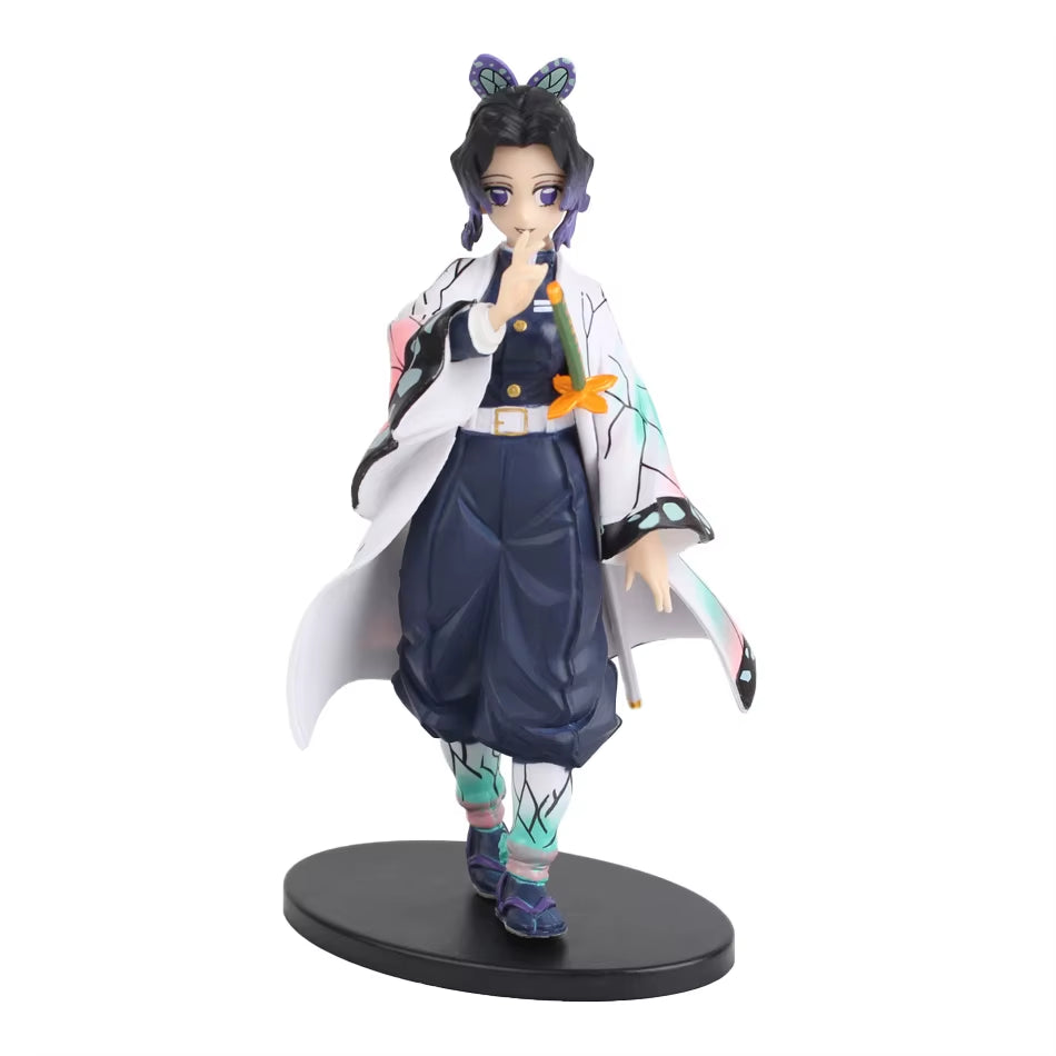 Anime Figure Kamado Tanjirou Nezuko Demon Slayer Figure Action Figures PVC Model Toys Zenitsu Figurine Inosuke Kimetsu No Yaiba