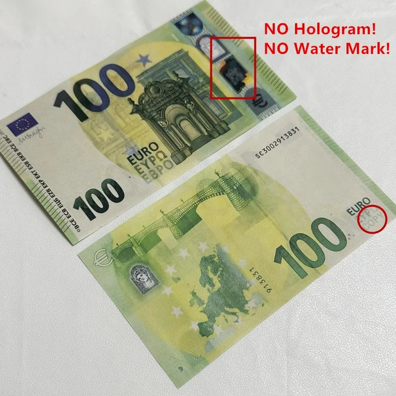 Billetes Euro de Juguete