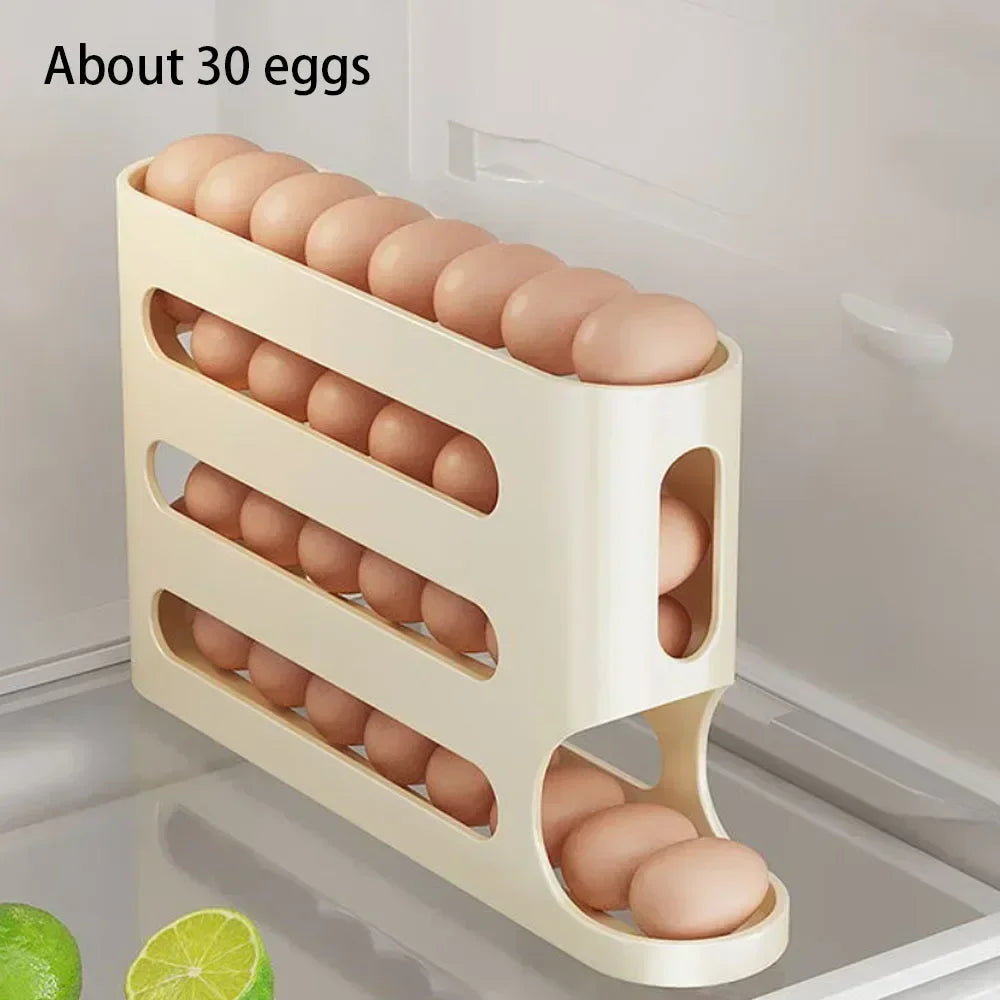 Caja Organizadora de Huevos Roller™ – Almacenamiento Inteligente y Frescura Garantizada