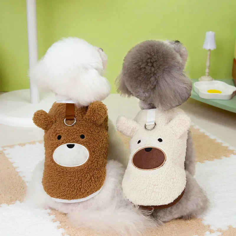 Chaleco de Forro Polar para Perros Pequeños – Ropa de Invierno Cálida y Cómoda