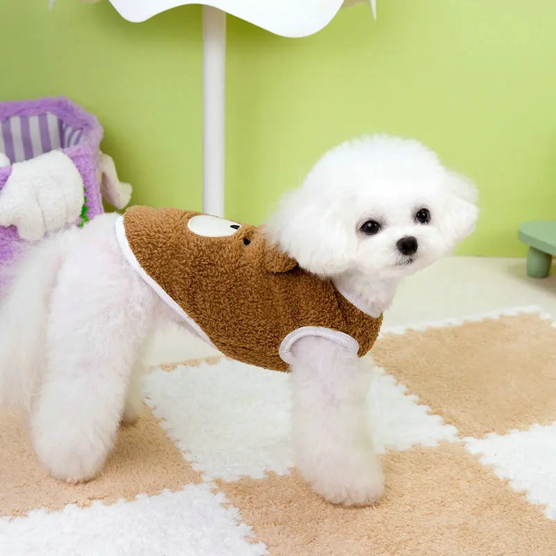 Chaleco de Forro Polar para Perros Pequeños – Ropa de Invierno Cálida y Cómoda