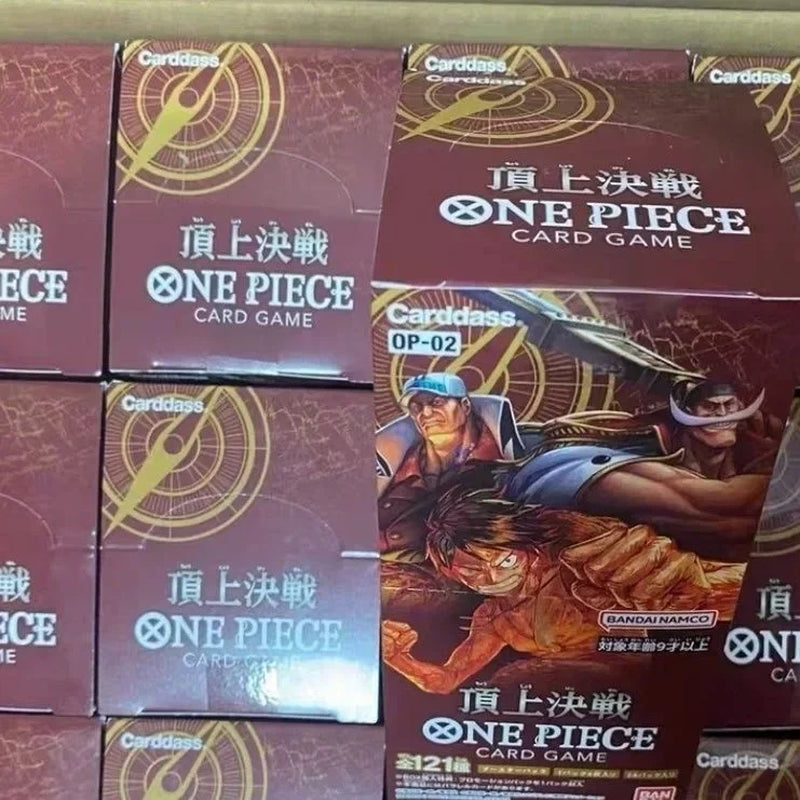 In Stock Bandai Genuine  Card OPCG God Speed Fist Luffy Pirate Group Seven Japanese Sealed Card Collection Toys Gift
