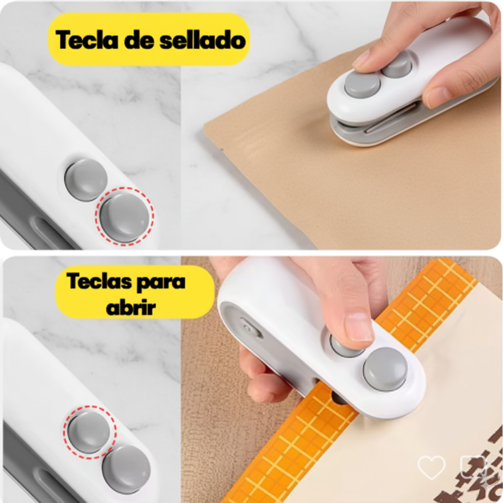 Mini Sellador Térmico Portátil para Bolsas – Sellado Rápido y Hermético
