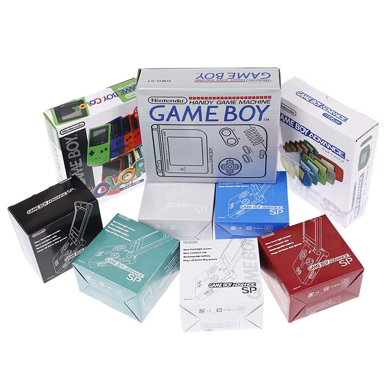 1PC for GBA/GBC/GBA SP/GB DMG Game Console New Packing Box Carton for Gameboy Advance New Packaging Protect Box