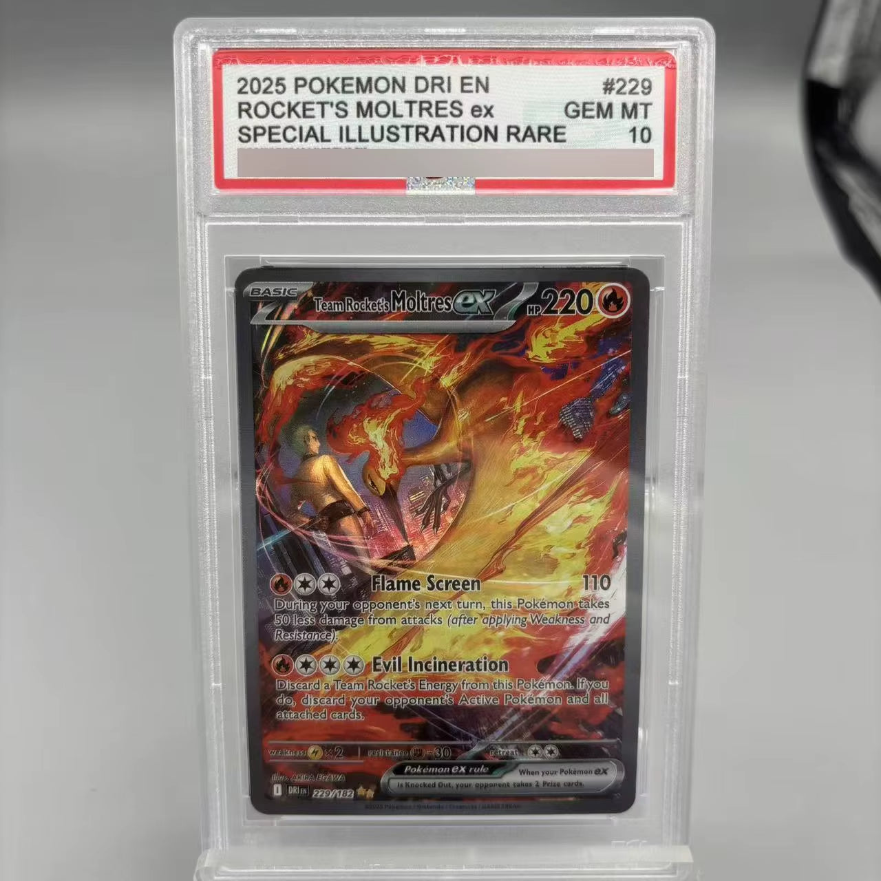 Diy 2025 PTCG Umbreon EX SV8A 10Points English Rating Card Eevee Japanese Copy Version Classic Anime Collection Cards Gift Toys