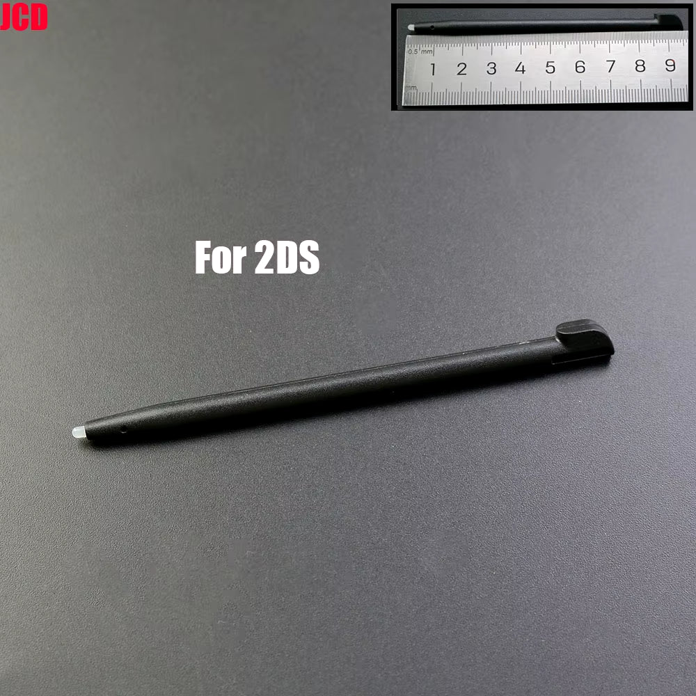 1Pcs Black Plastic Stylus Touch Screen Metal Telescopic Stylus Pen for 2DS 3DS New 2DS LL XL New 3DS XL LL for NDSL Ndsi NDS Wii