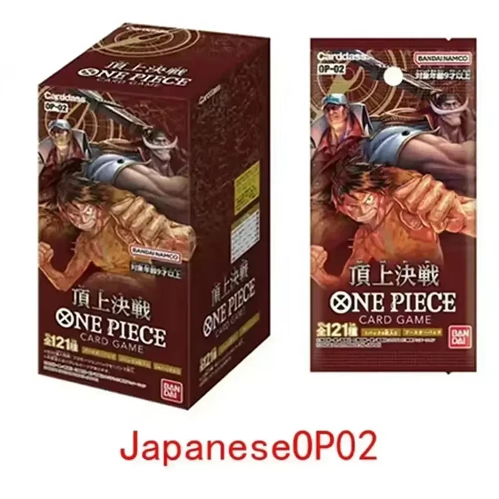 In Stock Bandai Genuine  Card OPCG God Speed Fist Luffy Pirate Group Seven Japanese Sealed Card Collection Toys Gift