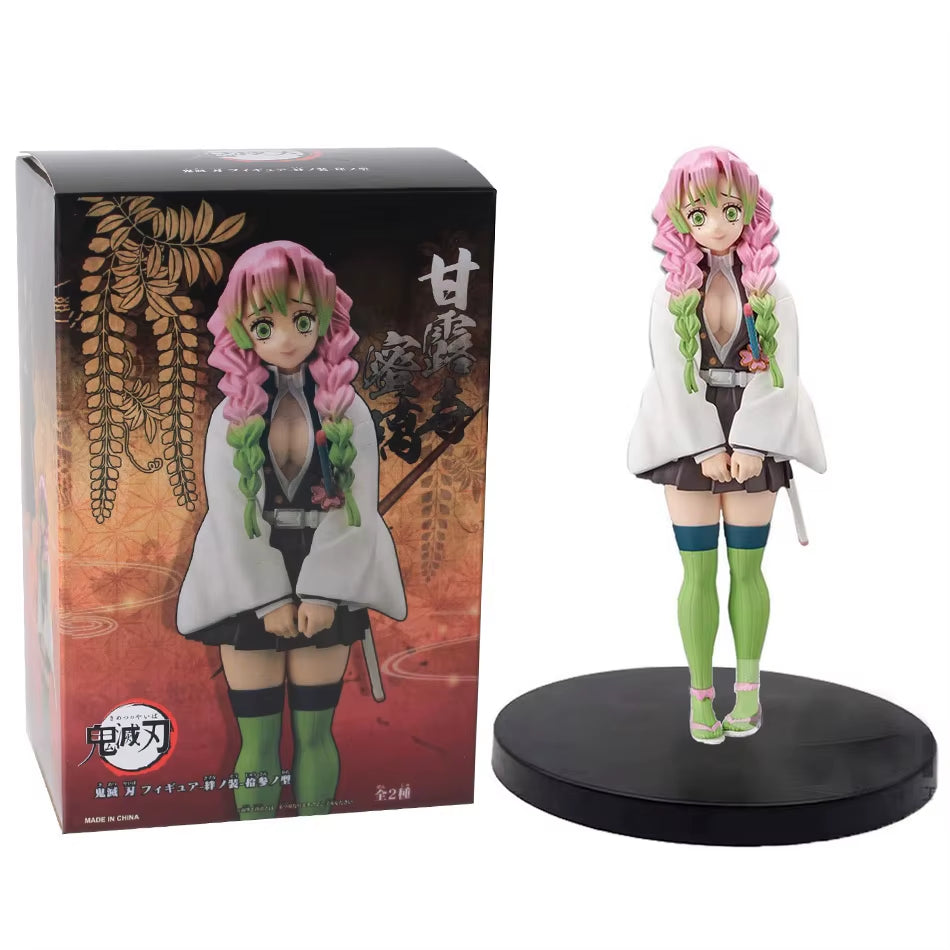 Anime Figure Kamado Tanjirou Nezuko Demon Slayer Figure Action Figures PVC Model Toys Zenitsu Figurine Inosuke Kimetsu No Yaiba