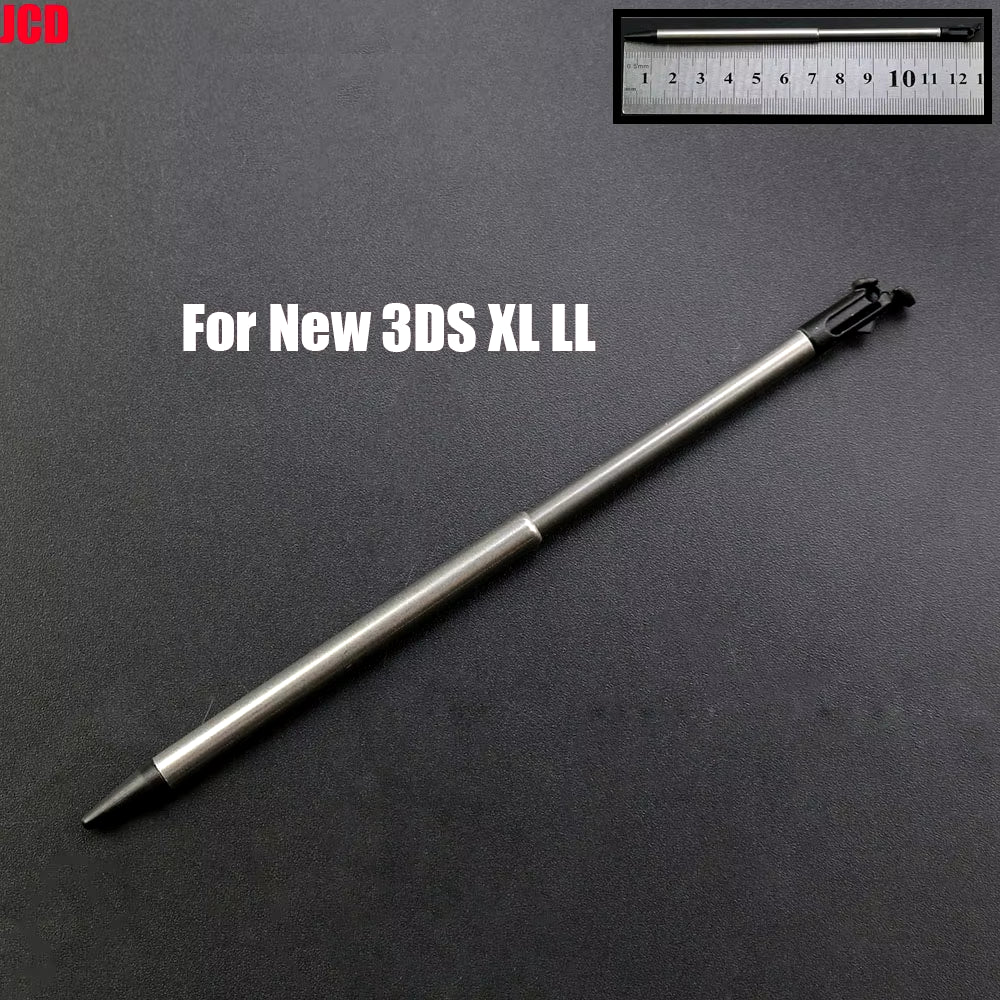 1Pcs Black Plastic Stylus Touch Screen Metal Telescopic Stylus Pen for 2DS 3DS New 2DS LL XL New 3DS XL LL for NDSL Ndsi NDS Wii