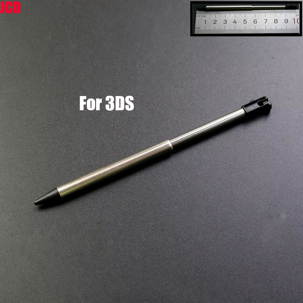1Pcs Black Plastic Stylus Touch Screen Metal Telescopic Stylus Pen for 2DS 3DS New 2DS LL XL New 3DS XL LL for NDSL Ndsi NDS Wii