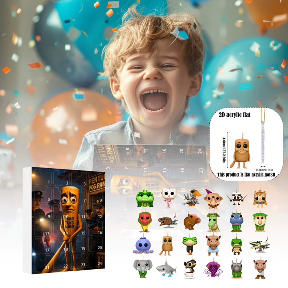 Tung Tung Sahur Character Blind Bag Characters Blind Boxes Guess Bag Mystery Box Toy Desktop Decoration Collection Ornaments
