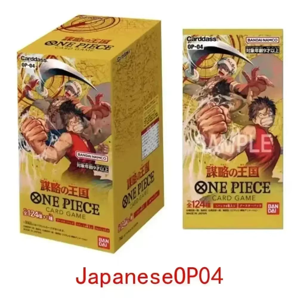 In Stock Bandai Genuine  Card OPCG God Speed Fist Luffy Pirate Group Seven Japanese Sealed Card Collection Toys Gift