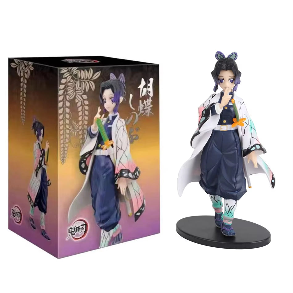 Anime Figure Kamado Tanjirou Nezuko Demon Slayer Figure Action Figures PVC Model Toys Zenitsu Figurine Inosuke Kimetsu No Yaiba