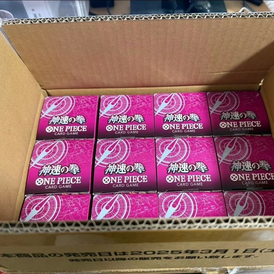 In Stock Bandai Genuine  Card OPCG God Speed Fist Luffy Pirate Group Seven Japanese Sealed Card Collection Toys Gift